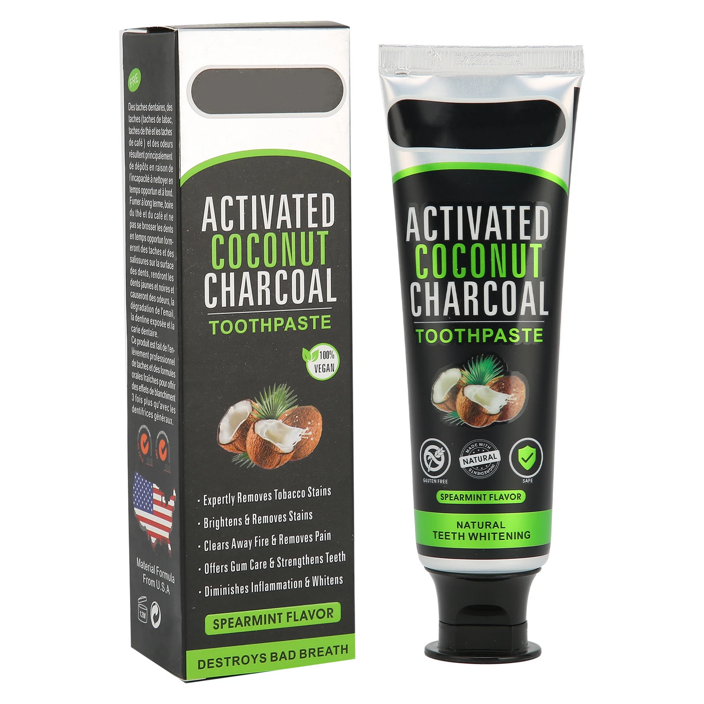 Dentífrico Natural Clareador – Frete Grátis 1-2 Dias + Pagamento Seguro