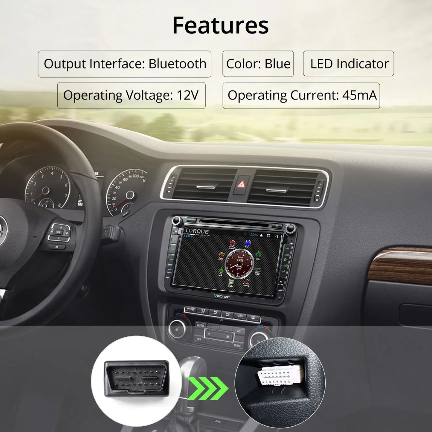 🔧 Scanner OBD2 Bluetooth V1.5 – Diagnóstico Automotivo Preciso e Rápido | 🚚 Entrega Expressa 1-2 Dias + 💵 Pagamento na Entrega