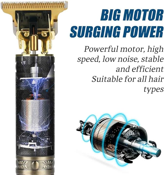 Máquina de Cortar Cabelo Profissional – Motor Potente e à Prova d’Água | Disponível em Moçambique | Pagamento na Entrega | Entrega em 1–2 Dias