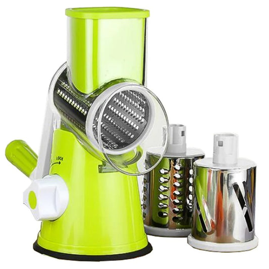 🥒 Fatiador Rotativo de Legumes Manual – 🚚 Entrega Rápida 1-2 Dias + 💵 Pagamento na Entrega